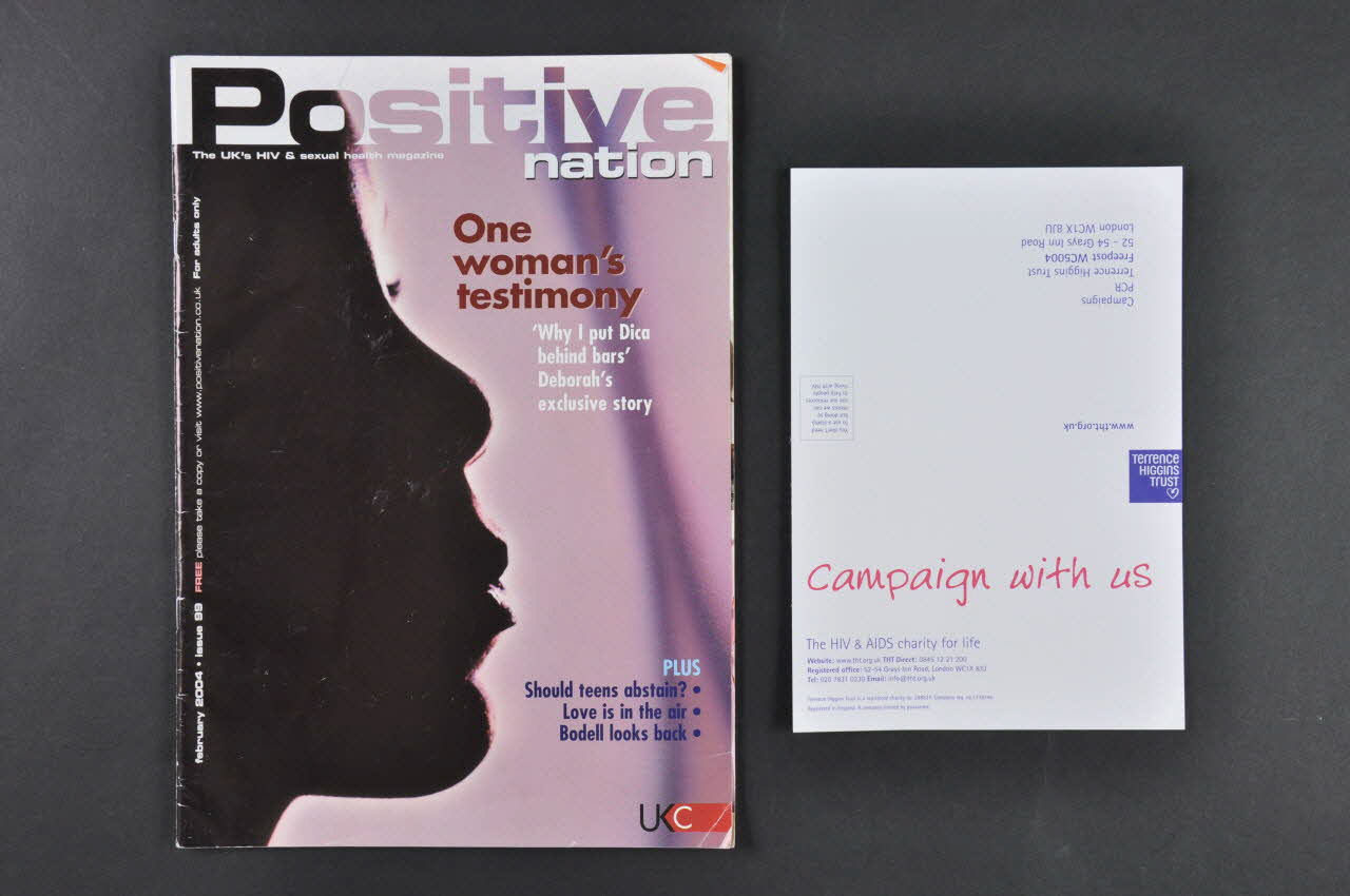 UK Coalition Of People Living With Hiv/Aids Revue associative Campaign with us Grande Bretagne 2004 2004.78.10.1.1-2 Photo Mucem