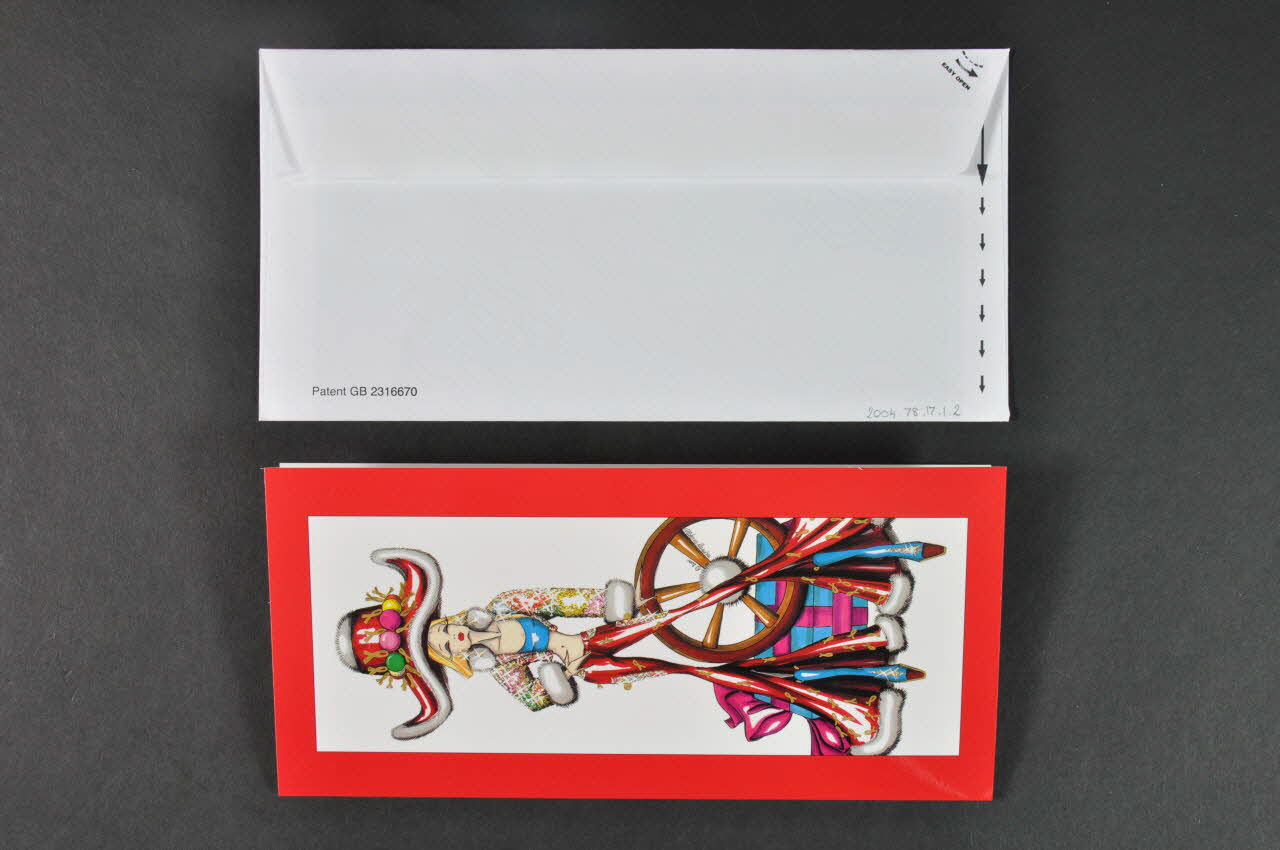 National Aids Trust (NAT) carte de Noël Grande Bretagne 2004 2004.78.17.1.1-2 Photo Mucem