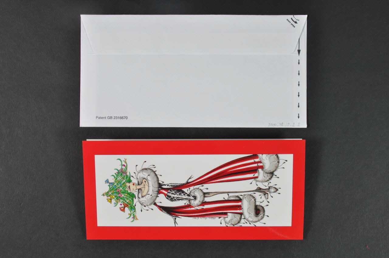 National Aids Trust (NAT) carte de Noël Grande Bretagne 2004 2004.78.17.2.1-2 Photo Mucem