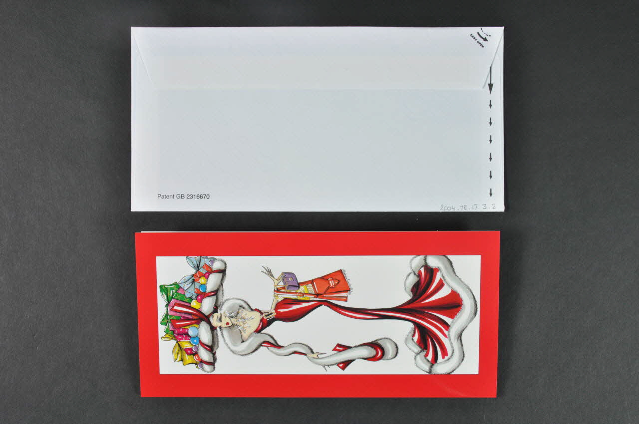 National Aids Trust (NAT) carte de Noël Grande Bretagne 2004 2004.78.17.3.1-2 Photo Mucem