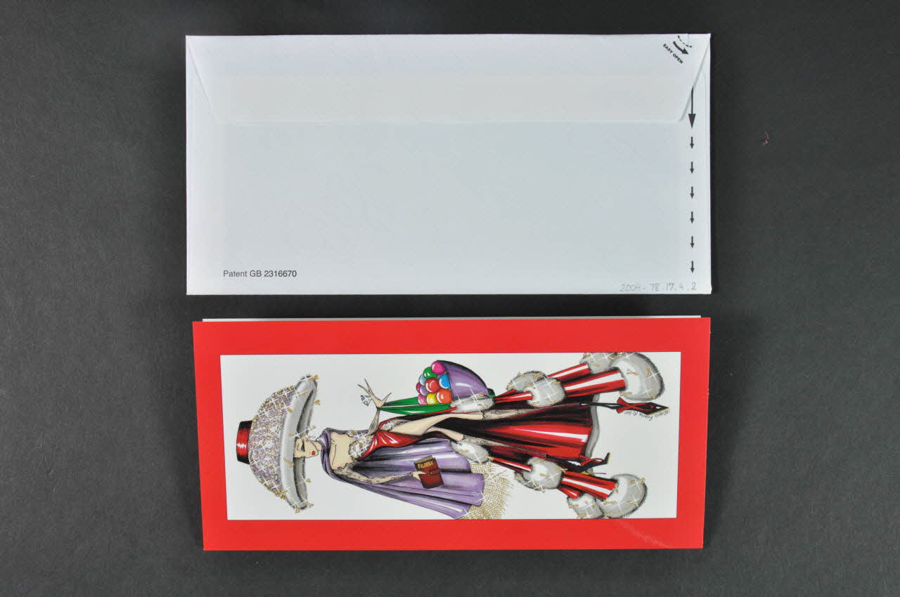 National Aids Trust (NAT) carte de Noël Grande Bretagne 2004 2004.78.17.4.1-2 Photo Mucem