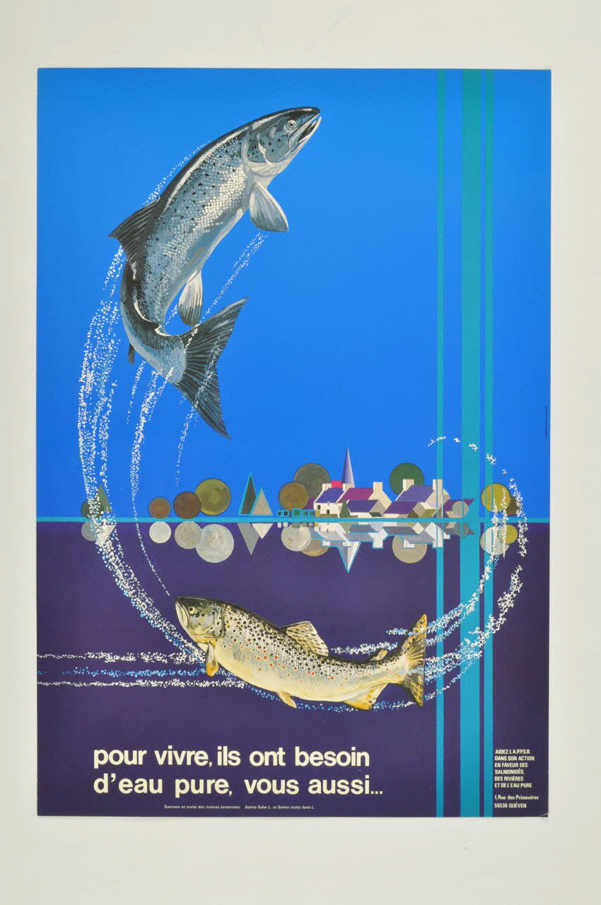 affiche Pour vivre, ils ont besoin d'eau pure, vous aussi... 2006.176.2.2 Photo Mucem