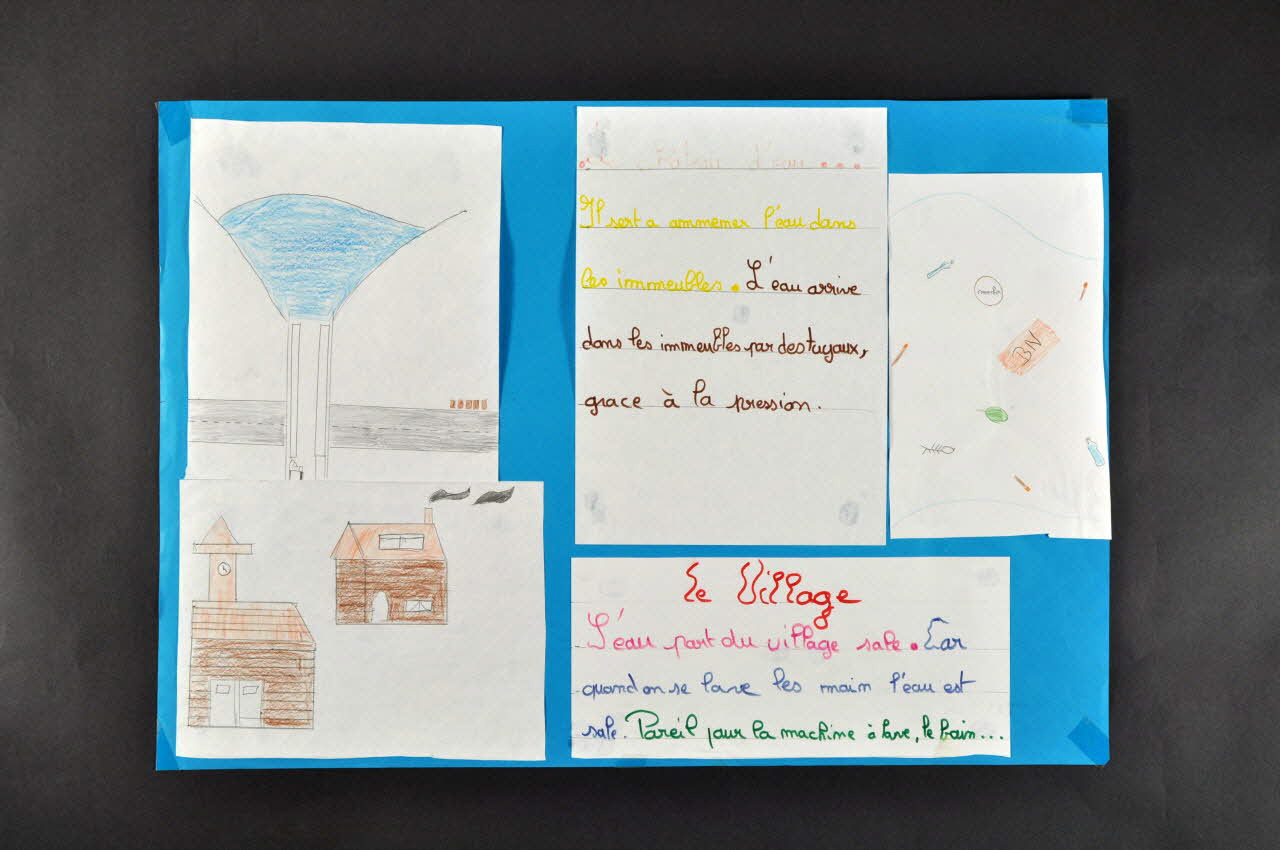 panneau Panneau préparé par  la classe de CE2- CM1 de Logonna-Daoulas ( école publique) 2006.176.31 Photo Mucem