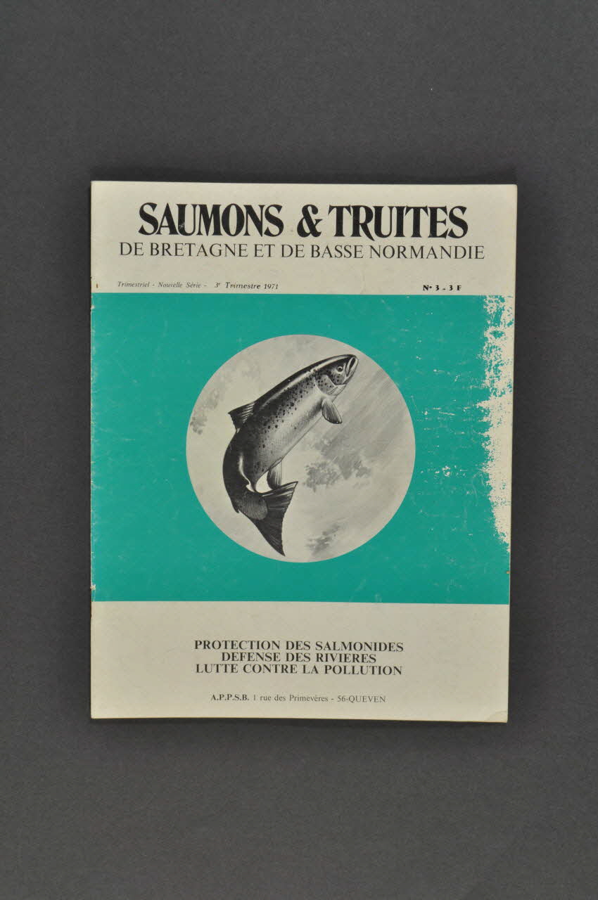 Eau et Rivières de Bretagne revue professionnelle Saumons et truites de Bretagne et de Basse Normandie 1971 2006.176.36 Photo Mucem