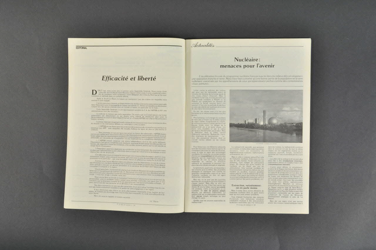Eau et Rivières de Bretagne revue professionnelle Eau & Rivières de Bretagne et Basse Normandie 1980 2006.176.38 Photo Mucem
