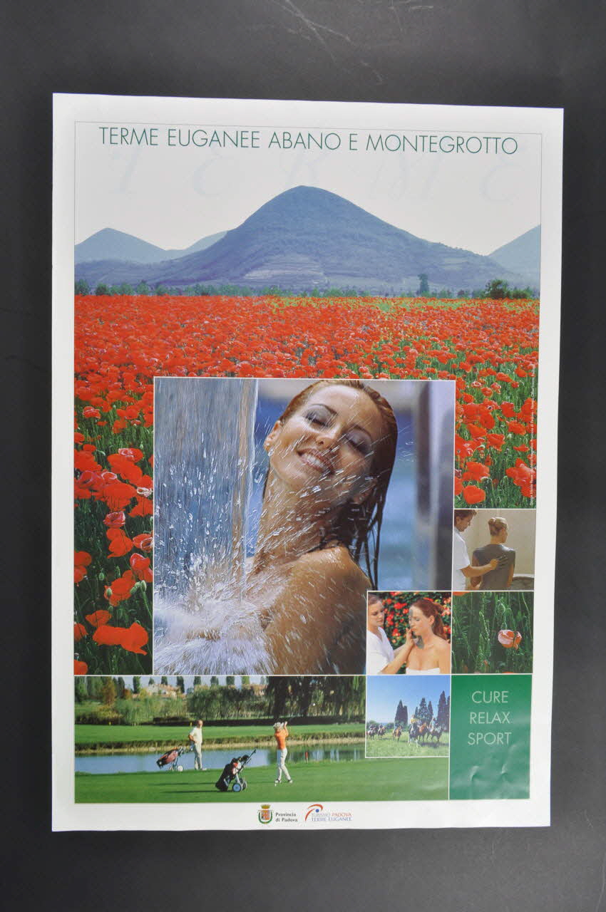 Turisma Padova Terme Euganee affiche publicitaire 2005 2006.23.1 Photo Mucem