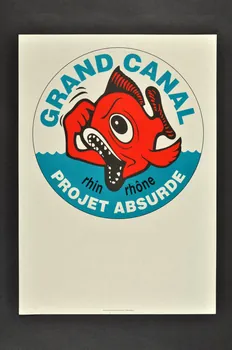 affiche Affiche pour militer contre la construction du grand canal Rhin-Rhône 2006.231.20.2 Photo Mucem