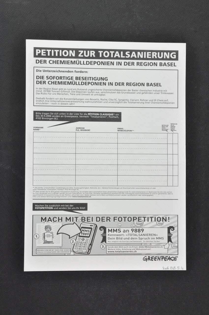 Atelier Unkraut. Biopop tract Petition zur totalsanierung Lorraine, France 2001-2006 2006.245.5.3 Photo Mucem
