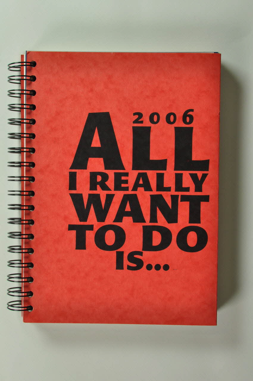 Jo Clauwaert agenda 2006 2006.28.1  Photo Mucem