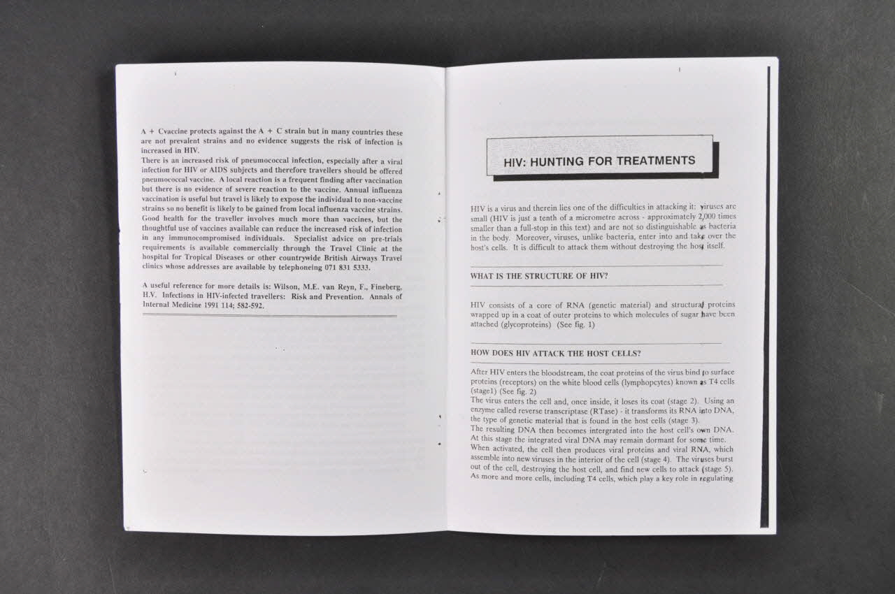 Irish Haemophilia Society Revue associative Positive news, mars 1992 Irlande 1992/3 2006.29.6.1-6  Photo Mucem
