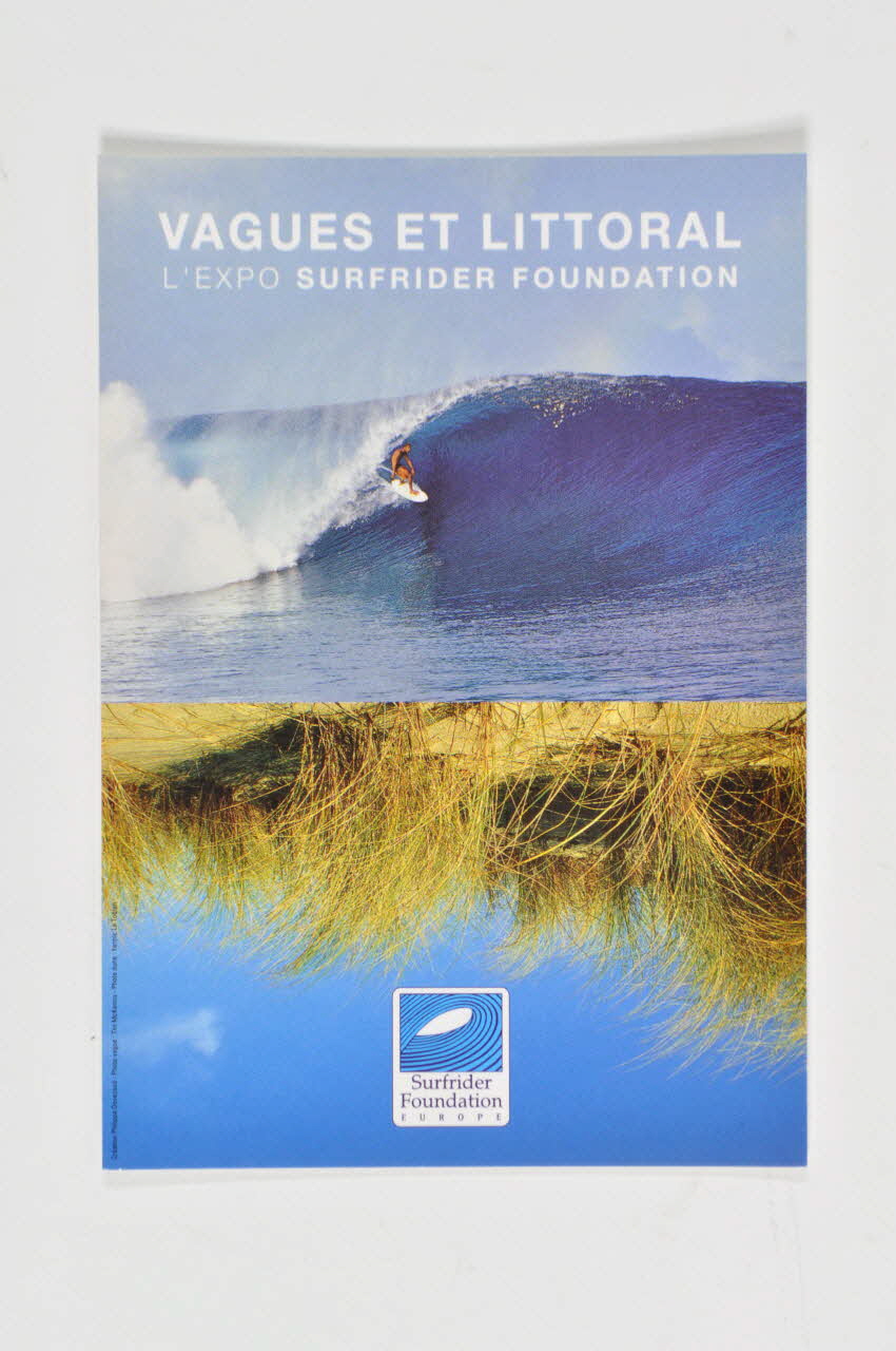 carte postale publicitaire Vagues et littoral - L'expo surfrider foundation 2006.55.15.3 Photo Mucem