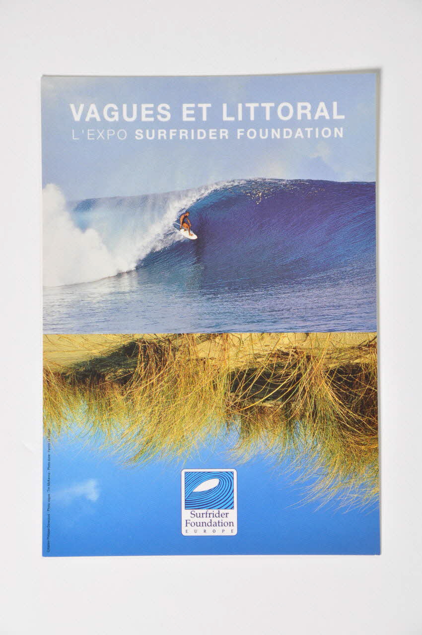 carte postale publicitaire Vagues et littoral - L'expo surfrider foundation 2006.55.15.5 Photo Mucem