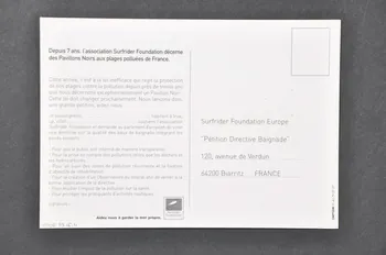 carte postale Support de communication de la Surfrider Foundation Europe 2006.55.16.4 Photo Mucem