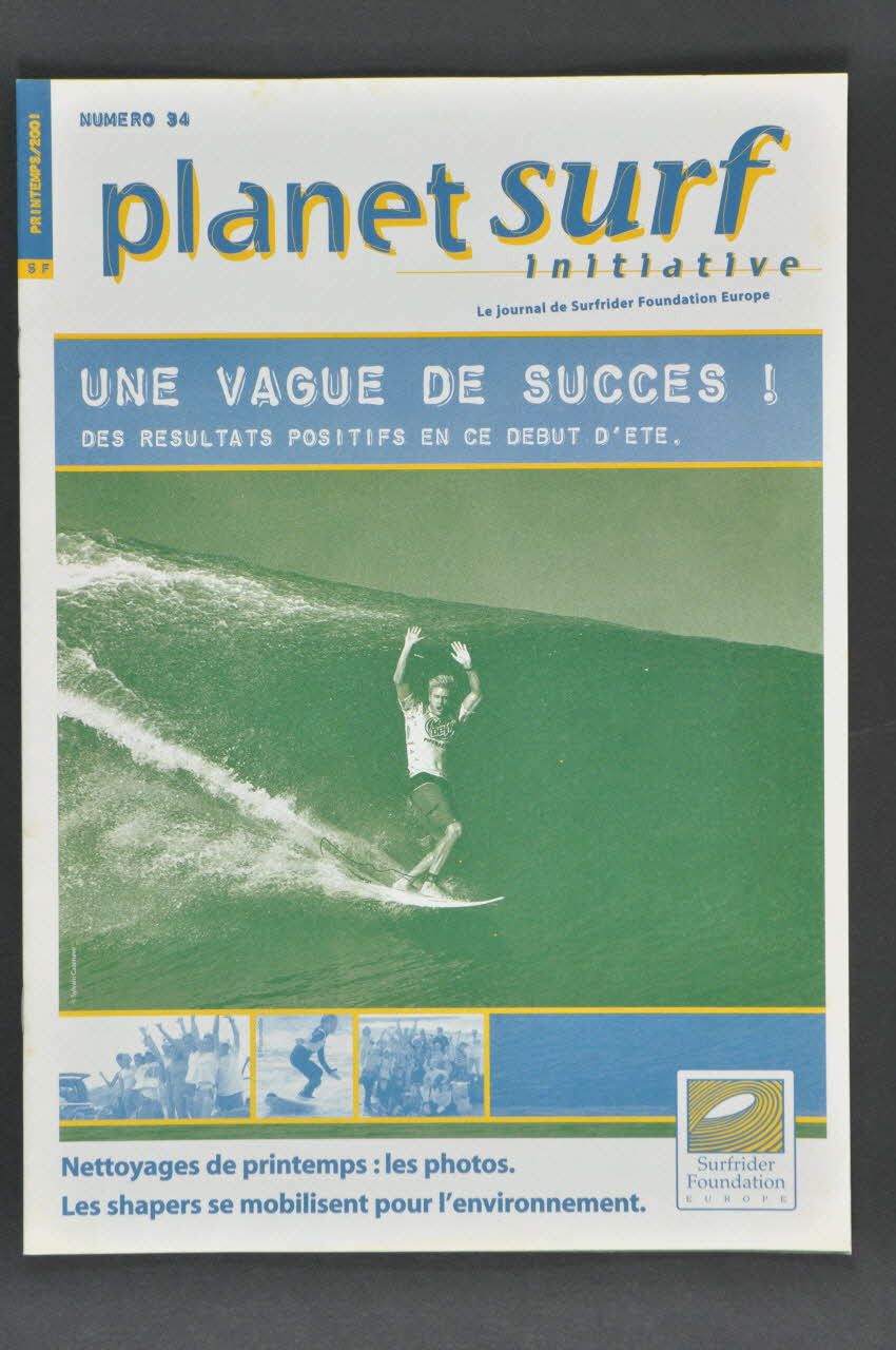 magazine Numéro du magazine  "Planète surf initiative" consacré au surf et à la protection de l'environnement marin. 2006.55.24.56 Photo Mucem