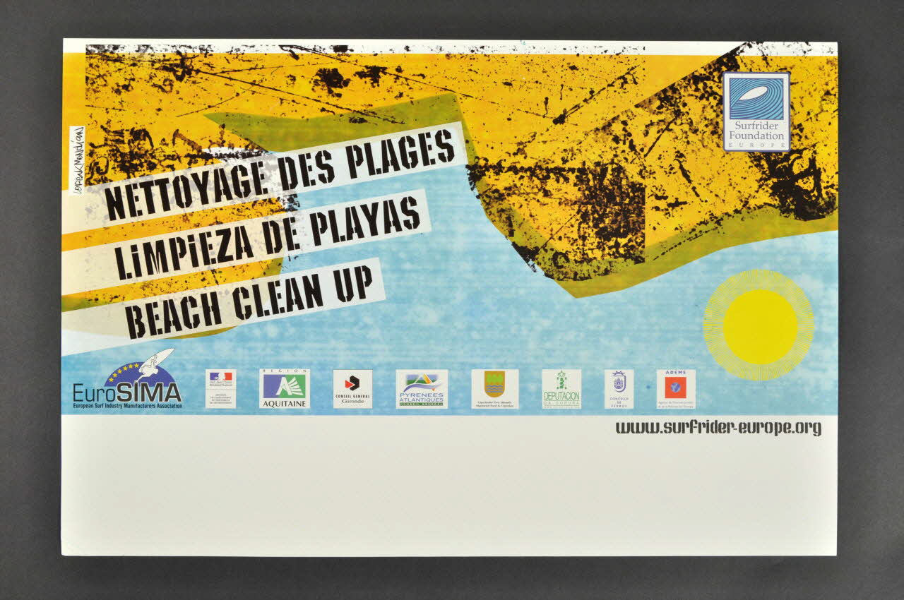 affiche Nettoyage des plages 2000 2006.55.3.2 Photo Mucem