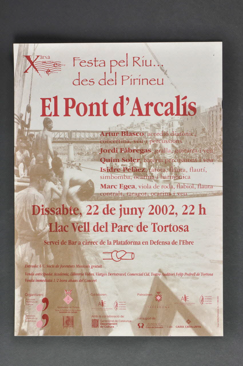 affiche Affiche Plataforma en Defensa de l'Ebre 2006.59.31 Photo Mucem