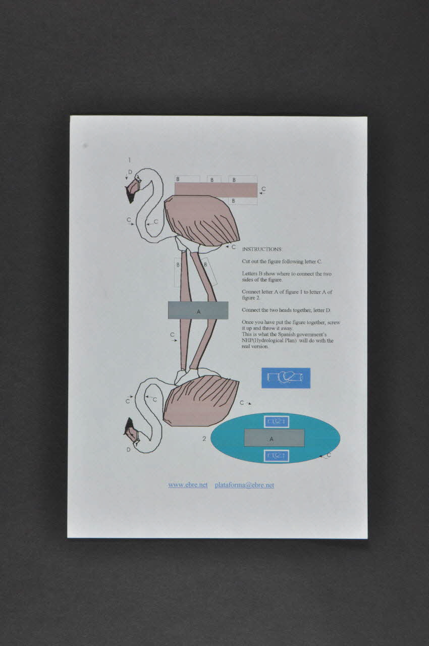 IMPRIME Kit de montage en Anglais d'un élément de manifestation. 2006.59.60 Photo Mucem