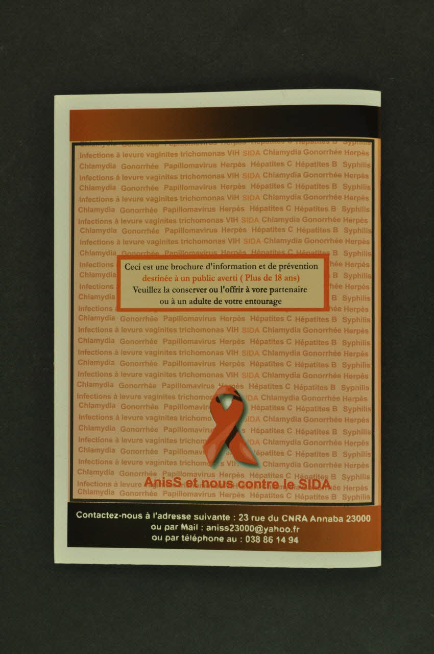 BROCHURE "Permis de... conduire sa vie sexuelle sans danger" Algérie 2005 2006.63.6 Photo Mucem
