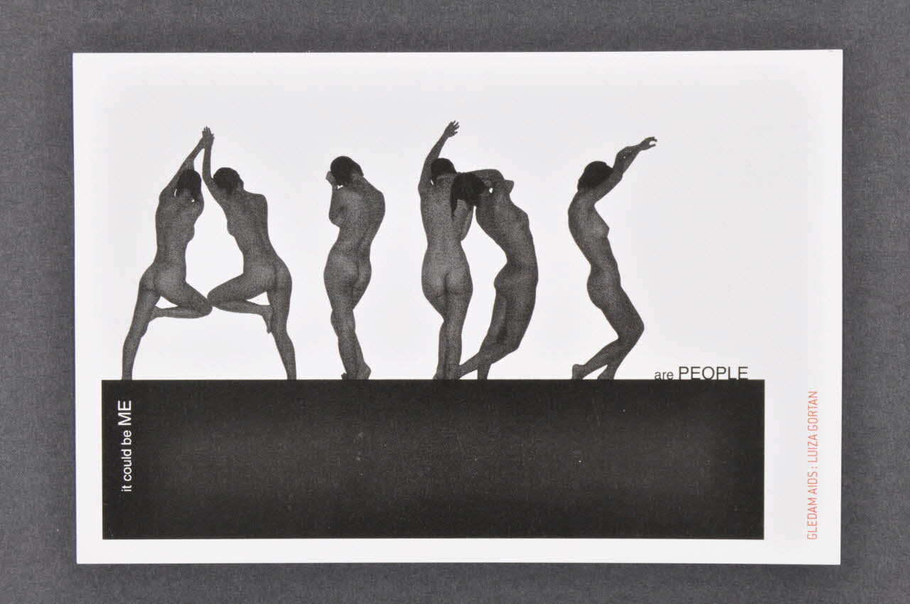 carte postale "Gledam AIDS" Croatie 2005 2006.66.6 Photo Mucem