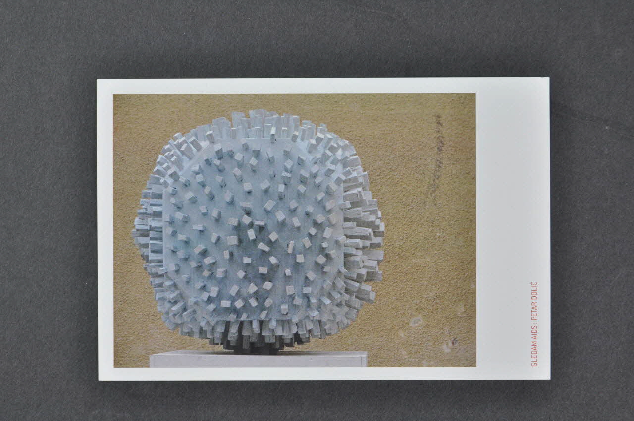 carte postale "Gledam AIDS" Croatie 2005 2006.66.7 Photo Mucem