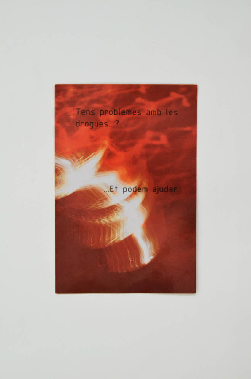 Association Aec Gris Dépliant "Tens problemes amb drogues... ? Et podem ajudar" (Tu as des problèmes avec les drogues. ?.. Nous pouvons t'aider) Espagne 2005 2006.69.2 Photo Mucem