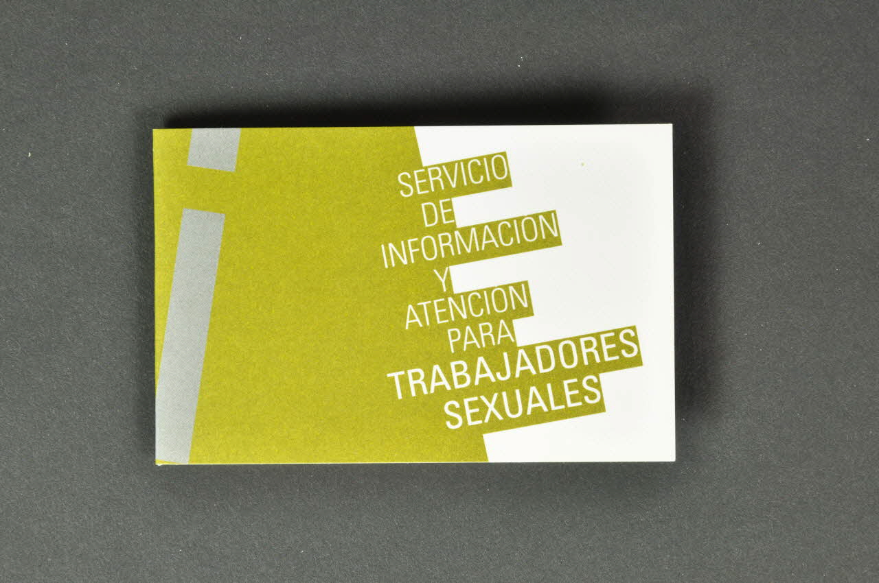 GL / Stop Sida Dépliant "Servicio de informacion y atencion para trabajadores sexuales" Espagne 2005 2006.70.30 Photo Mucem