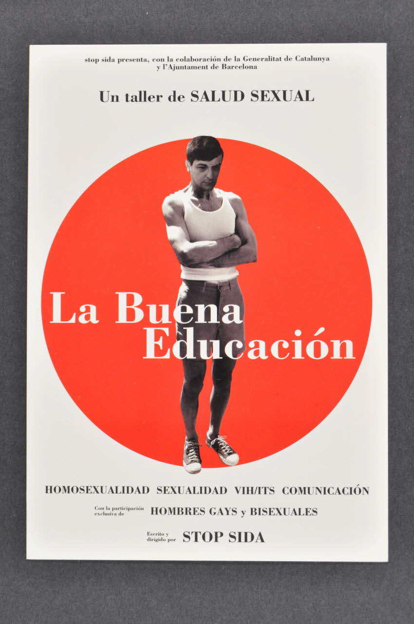 GL / Stop Sida Carte d'information "Un taller de Salud Sexual / La buena educacion" (Un atelier de santé sexuelle . La bonne éducation) Espagne 2005 2006.70.34 Photo Mucem