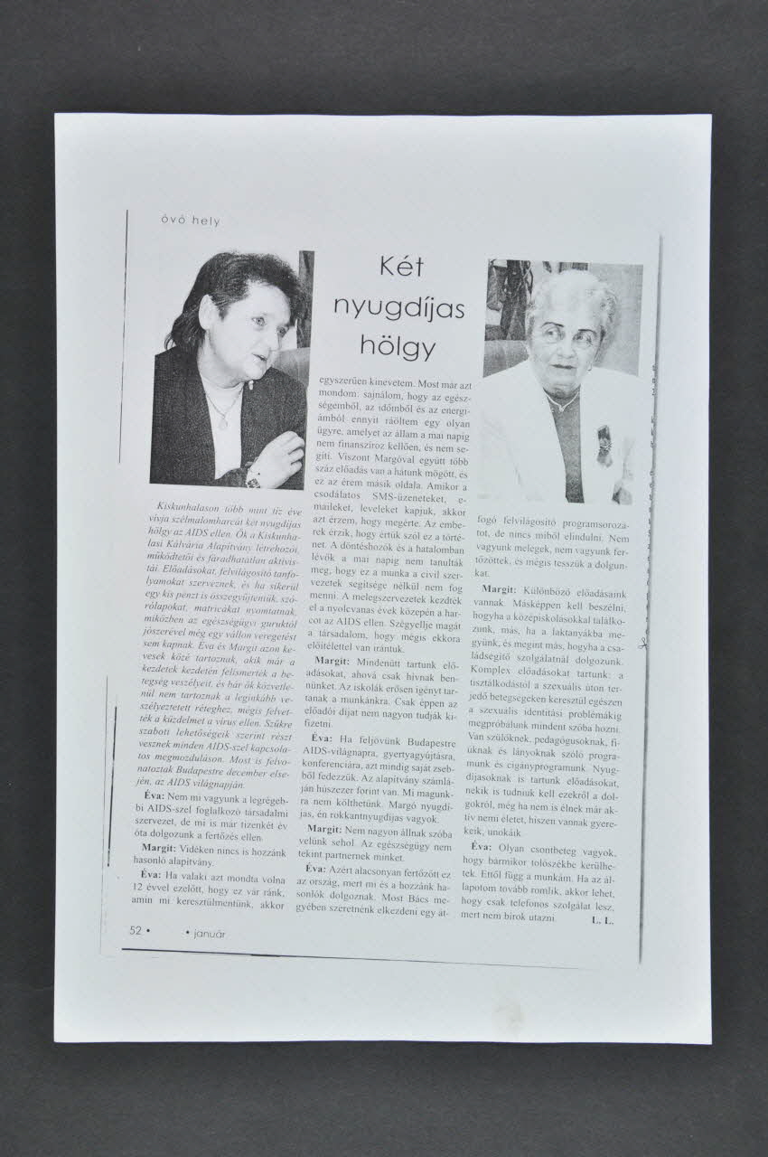 Kalvaria Aids Photocopie Hongrie 2004 2006.71.55.2 Photo Mucem