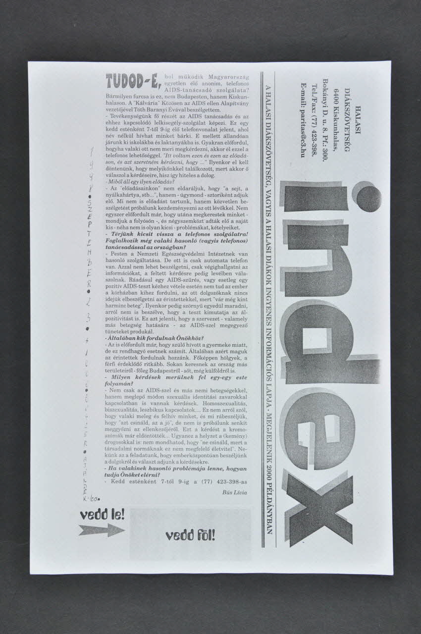 Kalvaria Aids Photocopie Hongrie 2004 2006.71.55.9 Photo Mucem