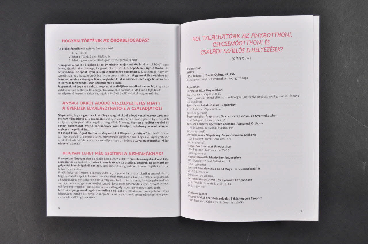 Revue Szivarvany Sorozat (Rainbow Publications), revue "Szivarvany Sorozat", n°14, 2004, "Jön a baba !!! De Hova ???" (traduire) Hongrie 2004 2006.72.19 Photo Mucem