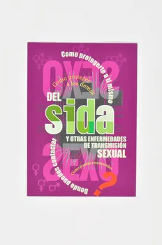 carte postale "Comment on peut se protéger. / Comment on peut protéger les autres / Contre le sida et les autres maladies transmises par l'acte sexuel / Comment on peut les reconnaître / Où peut-on s'adresser ?" (en espagnol) 2006.74.19  Photo Mucem