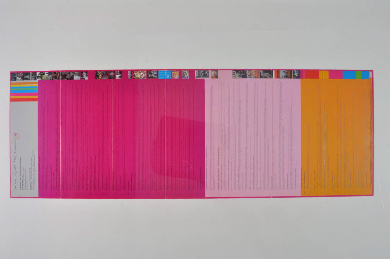 Dépliant festival de films sur le sida Grèce 2003/12 2006.74.6 Photo Mucem