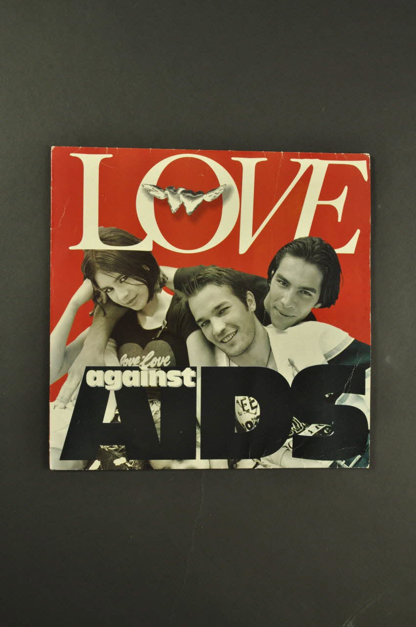 disque 33 tours "Love against AIDS" 2006.75.3.1-2 Photo Mucem