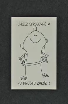 Carte d'information "Po prostu Zaloz !" (bonhomme préservatif) 2006.77.10 Photo Mucem