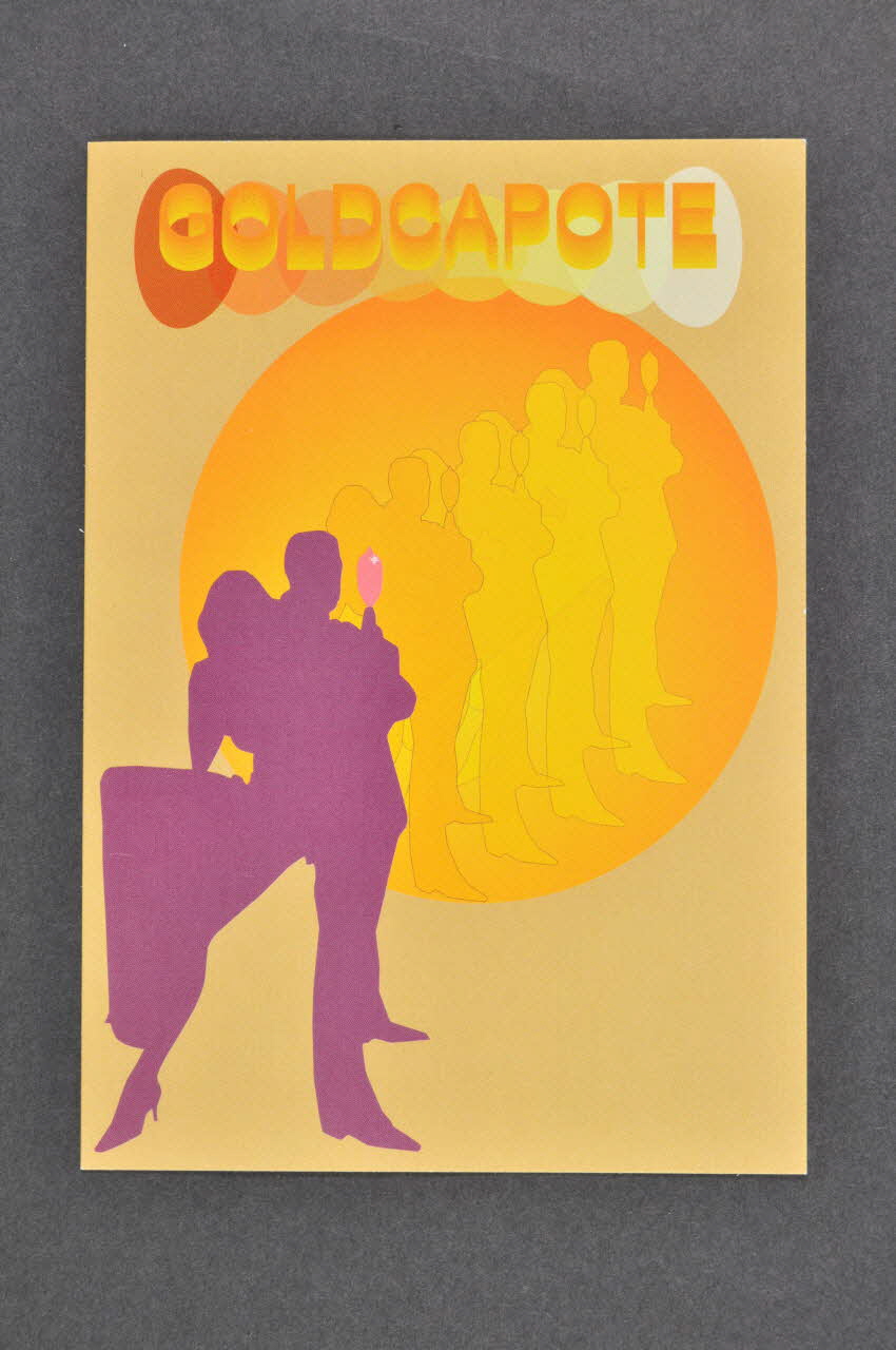 Actis carte postale "Goldcapote" / "Soyez extraordinaire, préservez-vous !" / Vous avez pris un risque ? Avant 48 heures, un traitement d'urgence est disponible..." France 2006 2006.82.5 Photo Mucem