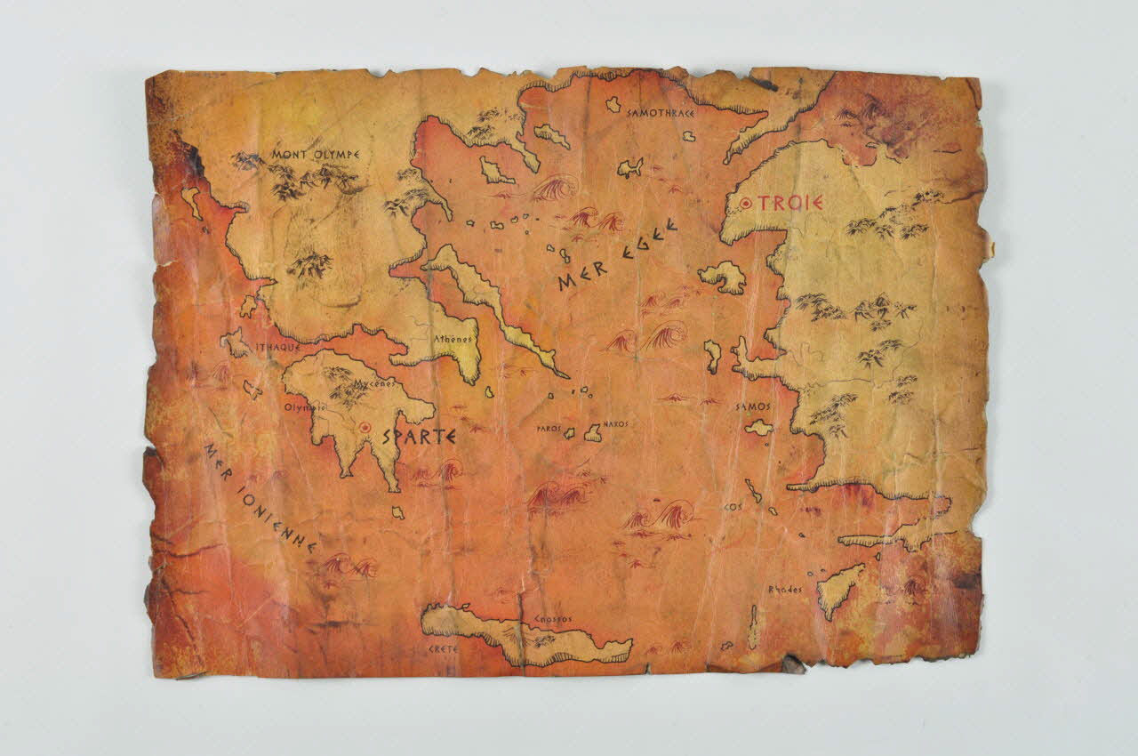 Tous Des K carte Maquette pour le clip d'IAM Ombres et Lumières Provence-Alpes-Côte d'Azur, France 1995 2006.93.3 Photo Mucem