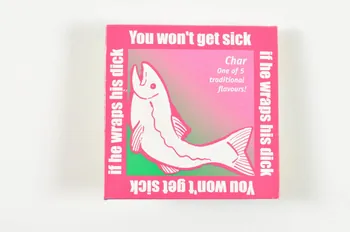 The Canadian Inuit Hiv/Aids Network Enveloppe de préservatif "You won't get sick if he wraps his dick" (Vous ne serez pas malade si il l'enveloppe) International 2006/7 2008.32.40.1-2 Photo Mucem