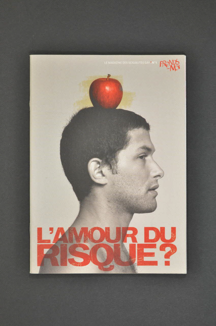 Revue Prends Moi, Inpes revue "Prends moi. Le magazine des sexualités gay n°1 / L'amour du risque" France 2006/3 2008.3.12 Photo Mucem