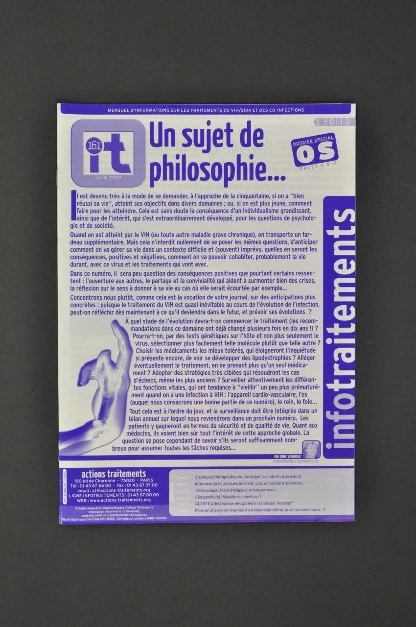 revue Un sujet de philosophie France 2007 2008.3.5 Photo Mucem