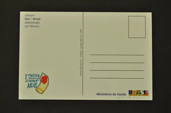 Ministère De La Santé Du Brésil carte postale 1er festival international de Humor & Aids International 2006/8 2008.32.124.1 Photo Mucem