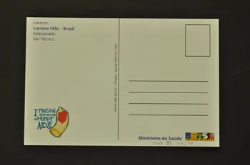 Ministère De La Santé Du Brésil carte postale 1er festival international de Humor & Aids International 2006/8 2008.32.124.10 Photo Mucem