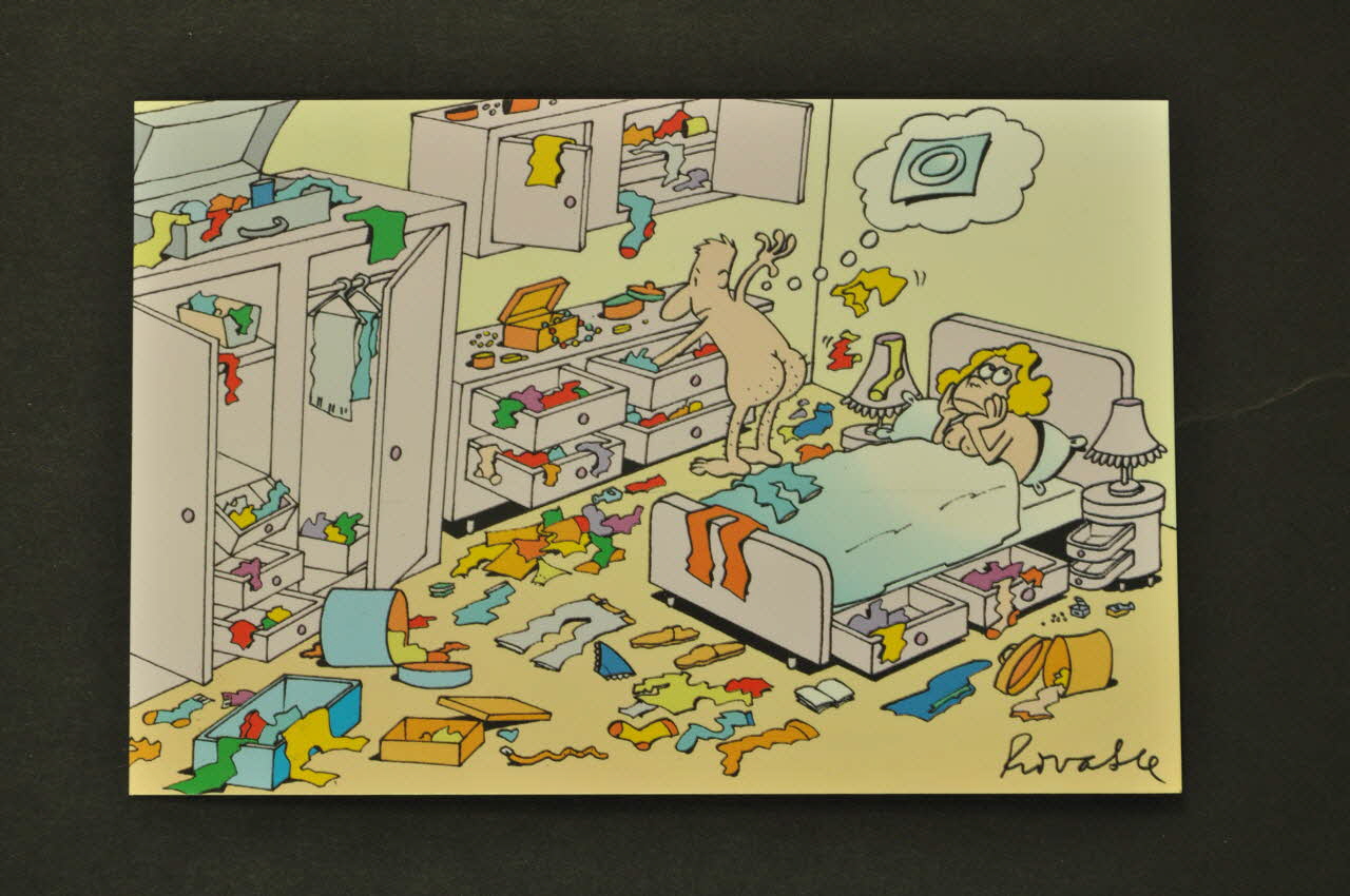 Ministère De La Santé Du Brésil carte postale 1er festival international de Humor & Aids International 2006/8 2008.32.124.13 Photo Mucem