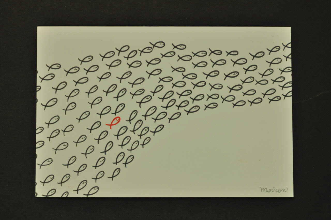 Ministère De La Santé Du Brésil carte postale 1er festival international de Humor & Aids International 2006/8 2008.32.124.16 Photo Mucem