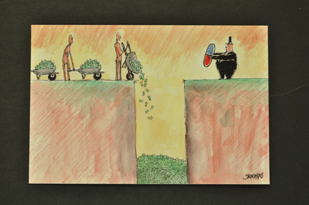 Ministère De La Santé Du Brésil carte postale 1er festival international de Humor & Aids International 2006/8 2008.32.124.17 Photo Mucem