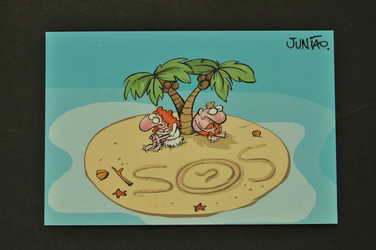 Ministère De La Santé Du Brésil carte postale 1er festival international de Humor & Aids International 2006/8 2008.32.124.18 Photo Mucem