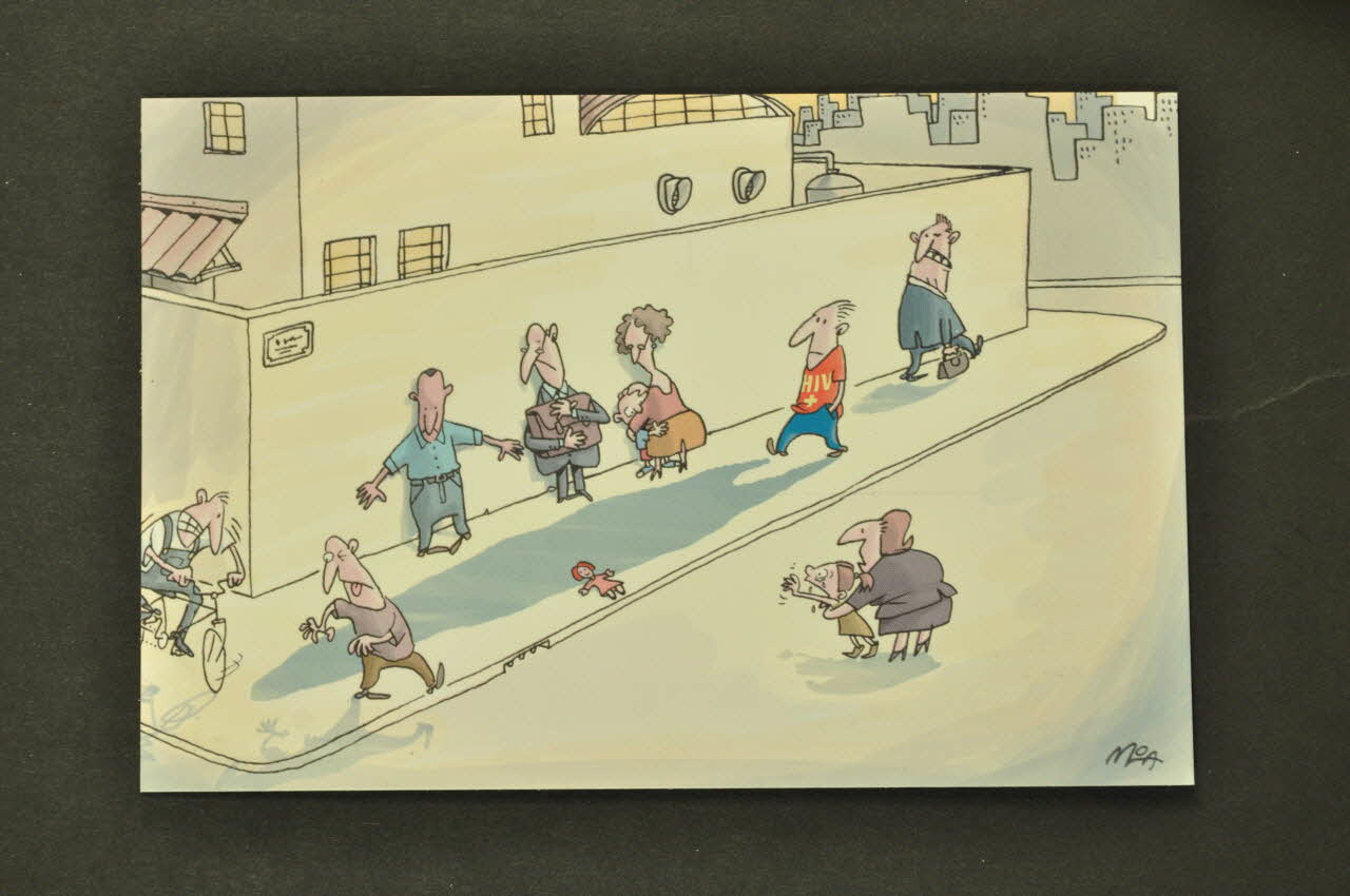 Ministère De La Santé Du Brésil carte postale 1er festival international de Humor & Aids International 2006/8 2008.32.124.4 Photo Mucem