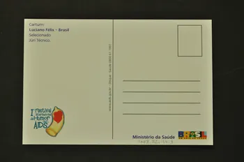 Ministère De La Santé Du Brésil carte postale 1er festival international de Humor & Aids International 2006/8 2008.32.124.9 Photo Mucem