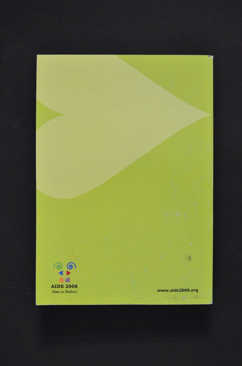 Conférence Mondiale Du Sida, Toronto BROCHURE "Abstract Book Volume 2" International 2006/8 2008.32.128.2 Photo Mucem