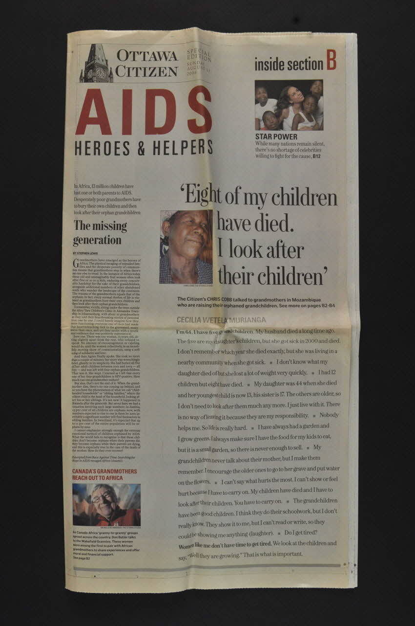 Journal Ottawa Citizen journal "Ottawa Citizen" International 2006 2008.32.155.1-4 Photo Mucem