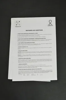 Sidaction - Ensemble Contre Le Sida FORMULAIRE Scénario de réponse téléphonique France 1995/4 2008.32.167 Photo Mucem